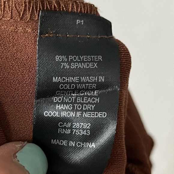 Joie High Waist Drawstring Pants Brown XS - Picture 10 of 11